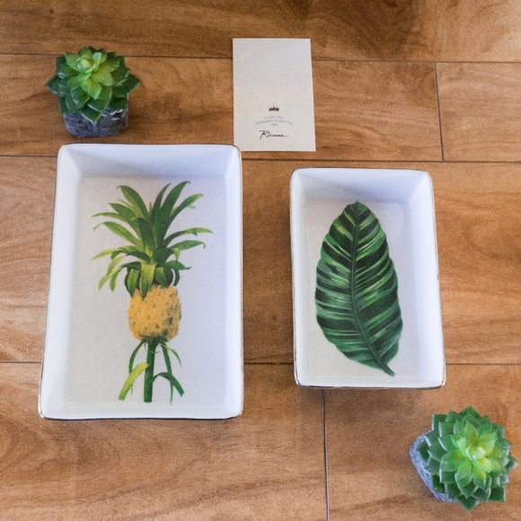 🆕GORGEOUS! 2 Rosanne nesting dishes RETAIL $78 - Picture 1 of 6